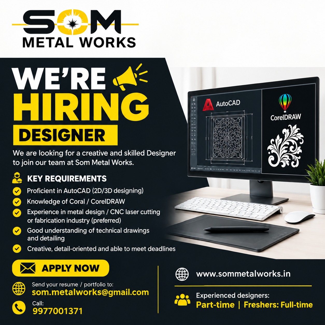 Vacancy@SOmmetalworks